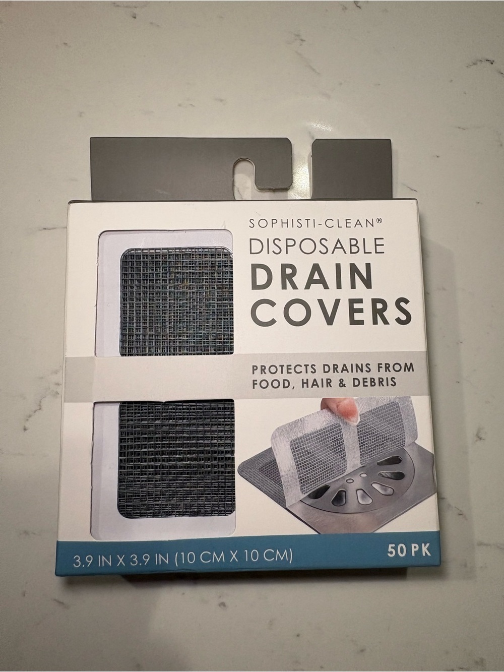 Disposable Drain Covers - Gray - 50 Pack